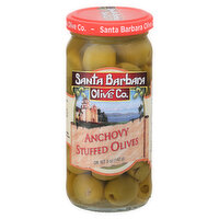 Santa Barbara Olive Co. Olives, Anchovy Stuffed, 5 Ounce