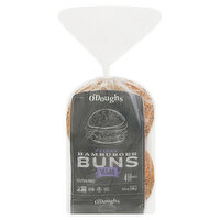 O'Doughs Hamburger Buns, Deluxe, Bag, 4 Each
