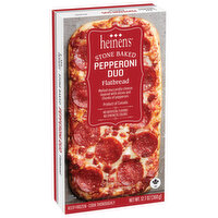 Heinen's Pepperoni Duo Flatbread Pizza, 12.7 Ounce