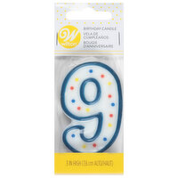 Wilton Birthday Candle, 9, 3 Inch, 1 Each