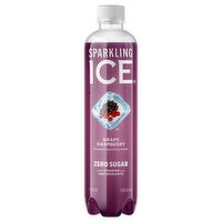 Sparkling Ice Grape Raspberry Naturally Flavored Sparkling Water, 17 Fluid ounce