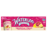 Waterloo Tropical Fruit Sparkling Water, 12 Each