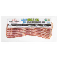 North Country Applewood Sugar Free Uncured Bacon, 8 Ounce