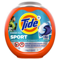 Tide Pods Power Febreze Odor Eliminator Sport, 25 Each