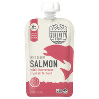 Serenity Kids Pouch Salmon Squash Beet, 3.5 Ounce
