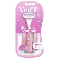 Venus Sensitive Disposable Razor, 3 Each