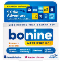 Bonine Motion Sickness Tablets, 8 Each