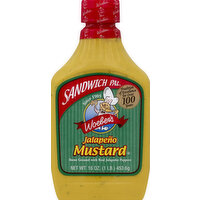 Woeber's Mustard, Jalapeno, 16 Ounce