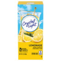 Crystal Light Lemonade Naturally Flavored Powdered Drink Mix, 3.2 Ounce