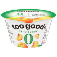 Too Good Greek Yogurt Zero Sugar Peach, 5.3 Ounce