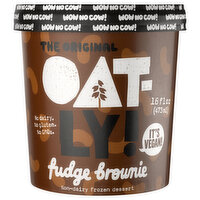 Oatly Fudge Brownie Non-Dairy Frozen Dessert, 16 Ounce