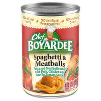 Chef Boyardee Spaghetti And Meatballs, 14.5 Ounce
