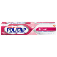 Poligrip Zinc Free Original Denture Adhesive Cream, Zinc Free Original Denture Adhesive Cream, 2.4 Ounce