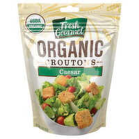 Fresh Gourmet Croutons, Organic, Caesar, 4.5 Ounce