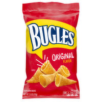 Bugles Corn Snacks, Crispy, Original, 7.5 Ounce