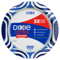 Dixie Ultra Plates 10.125 Inch, 100 Each
