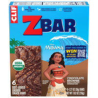 CLIF Kid Organic Chocolate Brownie Baked Whole Grain Energy Snack Bars, 6 Each