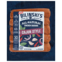 Bilinski's Chicken Sausage, Cajun Style, 12 Ounce