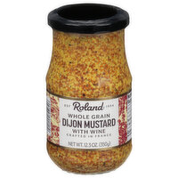 Roland Foods Dijon Mustard Grained Dijon with Wine, 12.3 Ounce