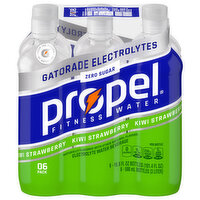 Propel Water Beverage, Zero Calorie Nutrient Enhanced, Kiwi Strawberry, 6 Each