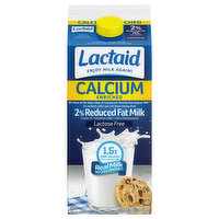 LACTAID 2% Reduced Fat Milk Calcium Enriched (California), 64 Ounce