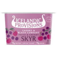 Icelandic Provisions Cherry Black Currant Skyr, 5.3 Ounce