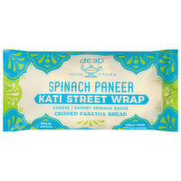 Deep Indian Kitchen Spinach Paneer Kati Street Wrap, 5 Ounce