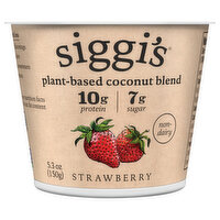 Siggi's Plant-Based Coconut Blend, Strawberry, 5.3 Ounce