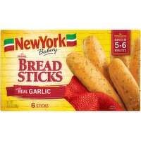 New York Style Bread Sticks, The Original, Garlic, 10.5 Ounce