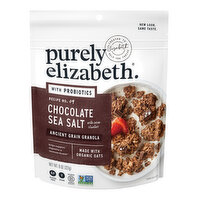 Purely Elizabeth Probiotic Granola, Chocolate Sea Salt + Probiotics, 8 Ounce