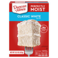 Duncan Hines Cake Mix, Classic White, 15.25 Ounce
