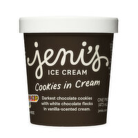 Jeni's Ice Cream, Cookies In Cream, 16 Ounce