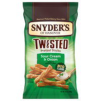 Snyder's of Hanover Sour Cream and Onion Twisted Pretzel Sticks, 12 Ounce