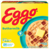 Eggo Frozen Waffles, Frozen Breakfast, Buttermilk, 29.6 Ounce