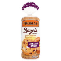 Thomas' Cinnamon Raisin Bagels, 18 Ounce