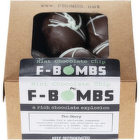 F-Bombs Mint Chocolate Chip Truffles, 12 Ounce