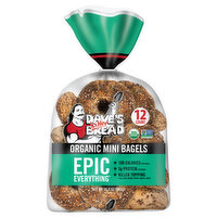 Dave's Killer Organic Mini Bagels Epic Everything, 12 Each
