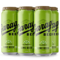 Garage Beer Lime, 6 Each