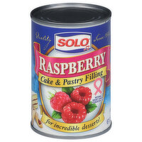 Solo Raspberry Cake and Pastry Filling, 12 Ounce