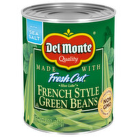 Del Monte Green Beans, Blue Lake, French Style, 8 Ounce