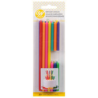 Wilton Tall and Short Birthday Candles, 20-Count, 20 Each