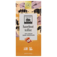 Endangered Species Chocolate, Hazelnut Toffee + Dark Chocolate, 72% Cocoa, 3 Ounce