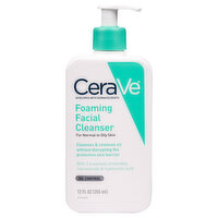 CeraVe Foaming Facial Cleanser, 12 Ounce