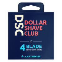 Dollar Shave Club 4blade Refill, 4 Each