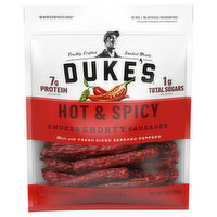 Duke's Hot And Spicy Smoked Shorty Sausages, 5 Ounce
