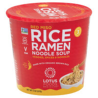 Lotus Foo Noodle Brwn Rice Red Miso, 2 Ounce
