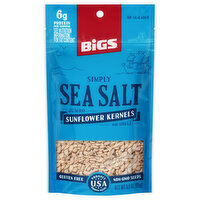 BiGS Simply Sea Salt Jumbo Sunflower Kernels, 3.5 Ounce