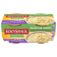 Kozy Shack Tapioca Pudding No Sugar Added, 4 Each
