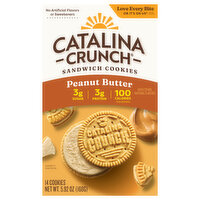 Catalina Crunch Sandwich Cookie Peanut Butter, 14 Each