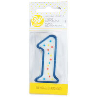Wilton Birthday Candle, 1, 3 Inch, 1 Each